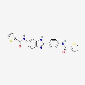 N-[4-[6-(2-thenoylamino)-1H-benzimidazol-2-yl]phenyl]thiophene-2-carboxamide