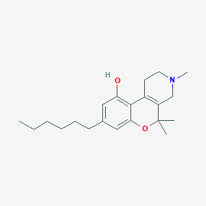 8-hexyl-3,5,5-trimethyl-2,3,4,5-tetrahydro-1H-chromeno[3,4-c]pyridin-10-ol