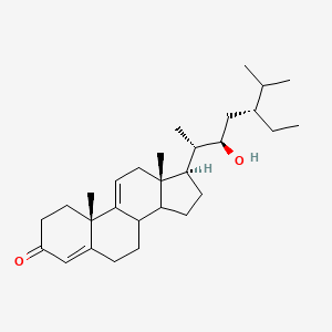 molecular formula C29H46O2 B10849008 haloxysterol C 