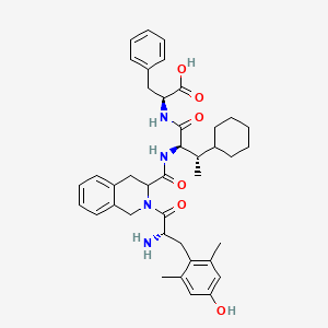 H-Dmt-Tic-(2R,3S)-beta-MeCha-Phe-OH