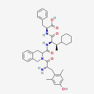 H-Dmt-Tic-(2R,3R)-beta-MeCha-Phe-OH