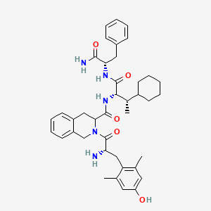 H-Dmt-Tic-(2S,3S)-beta-MeCha-Phe-NH2