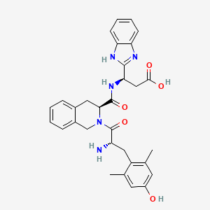 H-Dmt-Tic-NH-(R)CH(CH2-COOH)-Bid