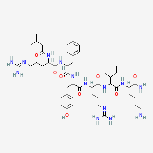 isovaleryl-DL-Arg-DL-Phe-DL-Tyr-DL-Arg-DL-xiIle-DL-Lys-NH2