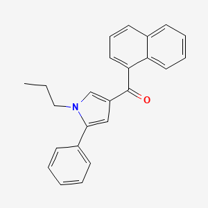 naphthalen-1-yl(5-phenyl-1-propyl-1H-pyrrol-3-yl)methanone