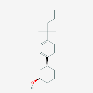 (1R,3S)-3-[4-(2-methylpentan-2-yl)phenyl]cyclohexan-1-ol