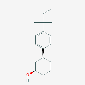 (1R,3S)-3-[4-(2-methylbutan-2-yl)phenyl]cyclohexan-1-ol