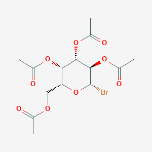 B108499 1-Bromo-2,3,4,6-tetra-acetyl-beta-D-galactoside CAS No. 19285-38-2