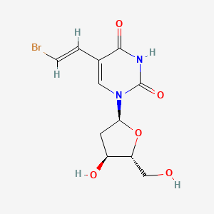 L-5-(bromovinyl)deoxyuridine