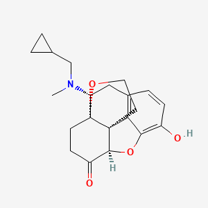 (1S,5R,13S,17R)-17-[cyclopropylmethyl(methyl)amino]-8-hydroxy-6,16-dioxapentacyclo[9.5.2.01,13.05,13.07,12]octadeca-7,9,11-trien-4-one