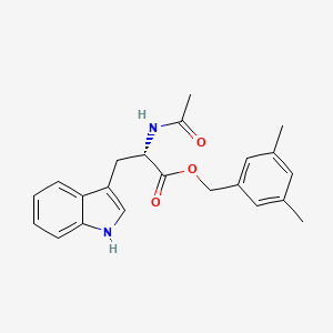 (3,5-dimethylphenyl)methyl (2S)-2-acetamido-3-(1H-indol-3-yl)propanoate