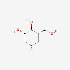 (3S,4S,5S)-5-(Hydroxymethyl)piperidine-3,4-diol