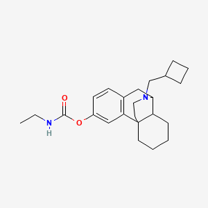 [17-(cyclobutylmethyl)-17-azatetracyclo[7.5.3.01,10.02,7]heptadeca-2(7),3,5-trien-4-yl] N-ethylcarbamate