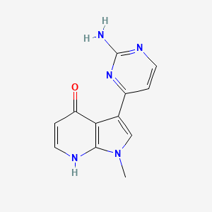 molecular formula C12H11N5O B10850404 Meriolin 8 