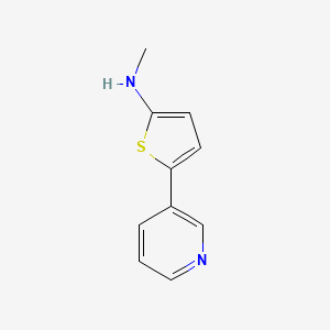 Methyl-(5-pyridin-3-yl-thiophen-2-yl)-amine