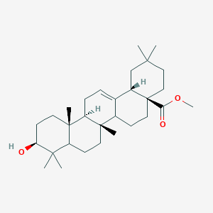 molecular formula C30H48O3 B10850423 Methyl 3beta-hydroxyolean-12-en-28-oate 