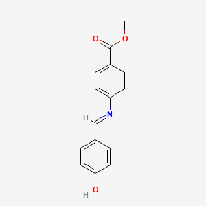 Methyl 4-(4-hydroxybenzylideneamino)benzoate