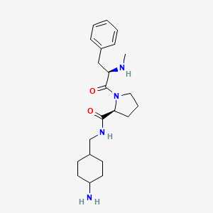 Methyl-phe-pro-amino-cyclohexylglycine