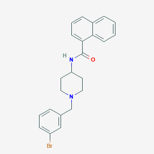 N-(1-(3-bromobenzyl)piperidin-4-yl)-1-naphthamide