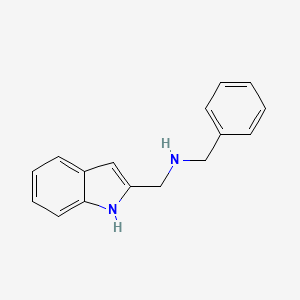 N-((1H-indol-2-yl)methyl)(phenyl)methanamine