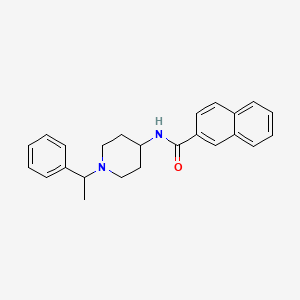 N-(1-(1-phenylethyl)piperidin-4-yl)-2-naphthamide