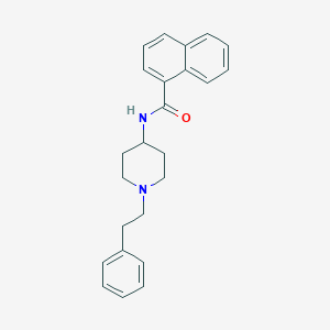 molecular formula C24H26N2O B10850689 N-(1-phenethylpiperidin-4-yl)-1-naphthamide 