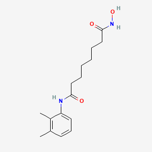 molecular formula C16H24N2O3 B10850709 N-(2,3-dimethylphenyl)-N'-hydroxyoctanediamide 