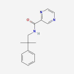 N-(2-methyl-2-phenylpropyl)pyrazine-2-carboxamide