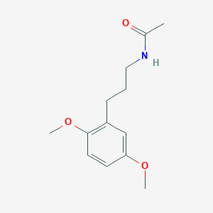 molecular formula C13H19NO3 B10850822 N-(3-(2,5-dimethoxyphenyl)propyl)acetamide 