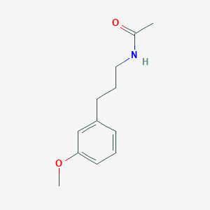 molecular formula C12H17NO2 B10850839 N-(3-(3-methoxyphenyl)propyl)acetamide 