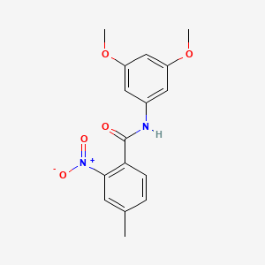 N-(3,5-dimethoxyphenyl)-4-methyl-2-nitrobenzamide