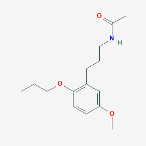 N-(3-(5-methoxy-2-propoxyphenyl)propyl)acetamide