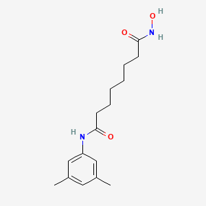 molecular formula C16H24N2O3 B10850891 N-(3,5-dimethylphenyl)-N'-hydroxyoctanediamide 