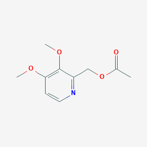 B108509 2-Acetoxymethyl-3,4-dimethoxypyridine CAS No. 102625-99-0