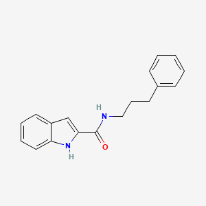 molecular formula C18H18N2O B10850934 N-(3-Phenylpropyl)-1H-indole-2-carboxamide 