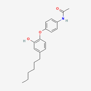 molecular formula C20H25NO3 B10850935 N-[4-(4-hexyl-2-hydroxyphenoxy)phenyl]acetamide 