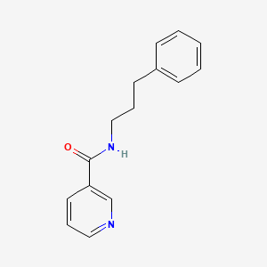 molecular formula C15H16N2O B10850938 N-(3-phenylpropyl)pyridine-3-carboxamide 