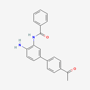 molecular formula C21H18N2O2 B10850944 N-(4''-acetyl-4-aminobiphenyl-3-yl)benzamide 