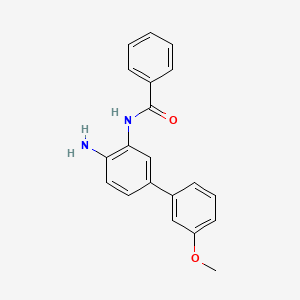 molecular formula C20H18N2O2 B10850947 N-(4-amino-3''-methoxybiphenyl-3-yl)benzamide 