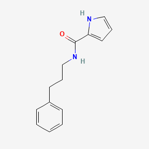 molecular formula C14H16N2O B10850971 N-(3-phenylpropyl)-1H-pyrrole-2-carboxamide 