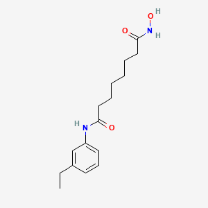 N-(3-ethylphenyl)-N'-hydroxyoctanediamide