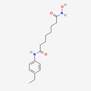 N-(4-ethylphenyl)-N'-hydroxyoctanediamide