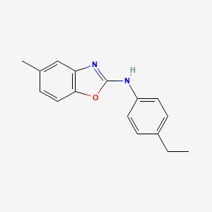 2-Benzoxazolamine, N-(4-ethylphenyl)-5-methyl-