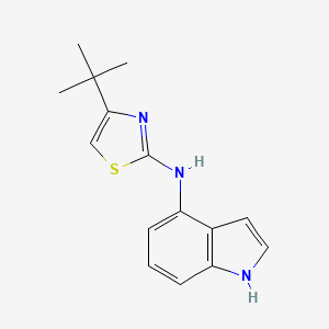 N-(4-tert-butylthiazol-2-yl)-1H-indol-4-amine