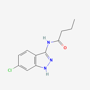 N-(6-chloro-1H-indazol-3-yl)butyramide