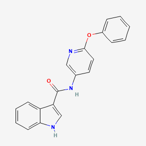 N-(6-phenoxypyridin-3-yl)-1H-indole-3-carboxamide