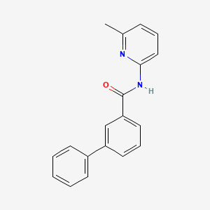 N-(6-methylpyridin-2-yl)biphenyl-3-carboxamide