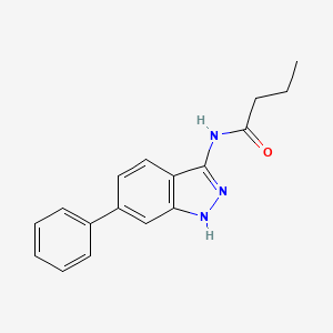 N-(6-phenyl-1H-indazol-3-yl)butyramide