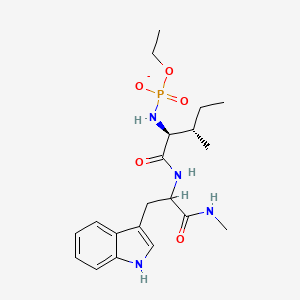 N-(Ethylphosphoryl)-L-isoleucyl-L-Trp-NHCH3