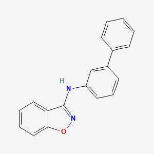 N-(biphenyl-3-yl)benzo[d]isoxazol-3-amine